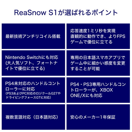 激安超安値 ReaSnowS1 2021年最新ゲーミングコンバーター その他