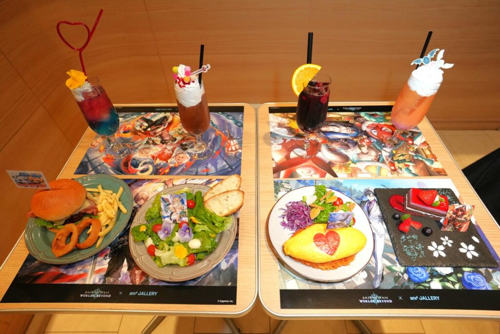 『Shadowverse: Worlds Beyond』 × and GALLERY コラボカフェが4月25日から5月17日まで開催中！