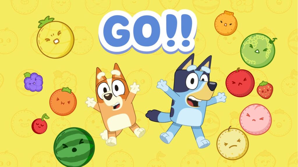 「スイカゲーム+」がアニメシリーズ「ブルーイ」の人気キャラクターたちとコラボレーション！一味違う「ス…